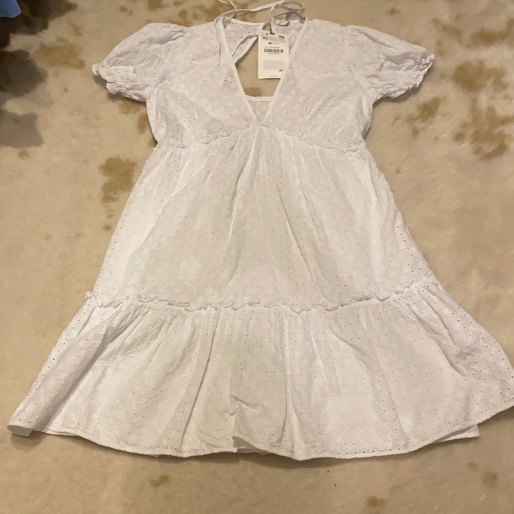 Zara white dress